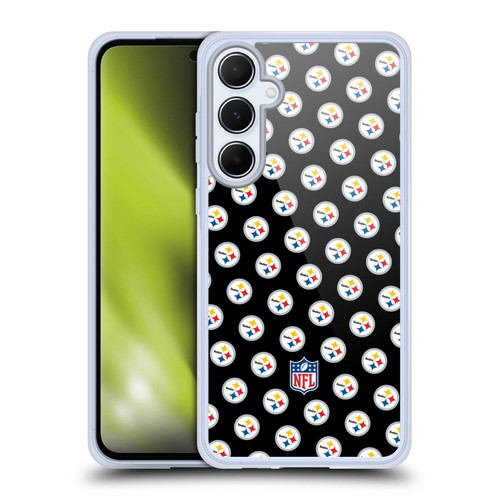 NFL Pittsburgh Steelers Artwork Patterns Soft Gel Case for Samsung Galaxy A55 5G