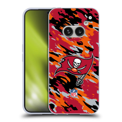 NFL Tampa Bay Buccaneers Logo Camou Soft Gel Case for Nothing Phone (2a)