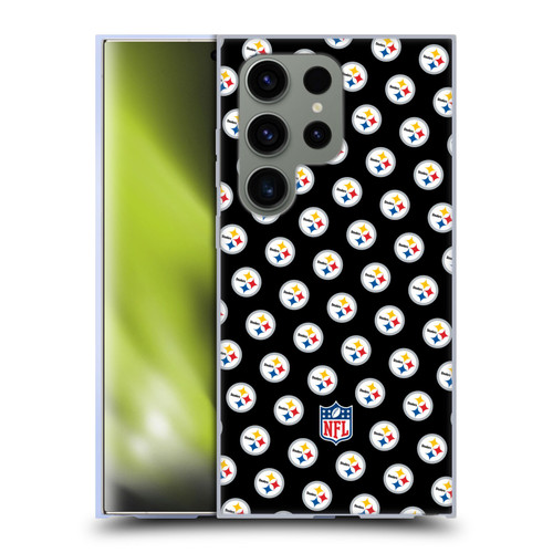 NFL Pittsburgh Steelers Artwork Patterns Soft Gel Case for Samsung Galaxy S24 Ultra 5G