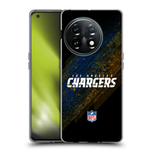 NFL Los Angeles Chargers Logo Blur Soft Gel Case for OnePlus 11 5G