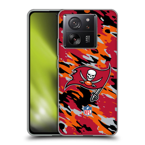 NFL Tampa Bay Buccaneers Logo Camou Soft Gel Case for Xiaomi 13T 5G / 13T Pro 5G