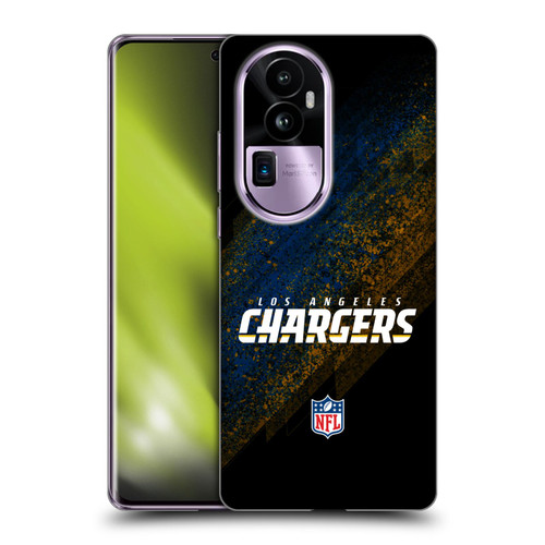 NFL Los Angeles Chargers Logo Blur Soft Gel Case for OPPO Reno10 Pro+