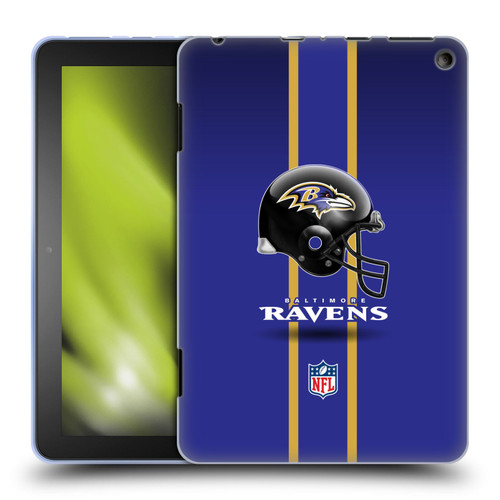 NFL Baltimore Ravens Logo Helmet Soft Gel Case for Amazon Fire HD 8/Fire HD 8 Plus 2020