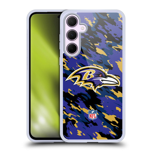 NFL Baltimore Ravens Logo Camou Soft Gel Case for Samsung Galaxy A35 5G NFL Baltimore Ravens Logo Camou Soft Gel Case for Samsung Galaxy A35 5G