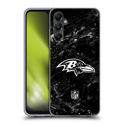 NFL Baltimore Ravens Artwork Marble Soft Gel Case for Samsung Galaxy A05s