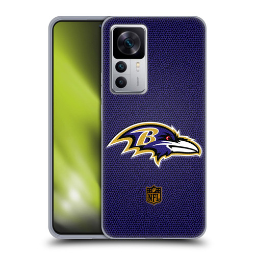 NFL Baltimore Ravens Logo Football Soft Gel Case for Xiaomi 12T 5G / 12T Pro 5G / Redmi K50 Ultra 5G