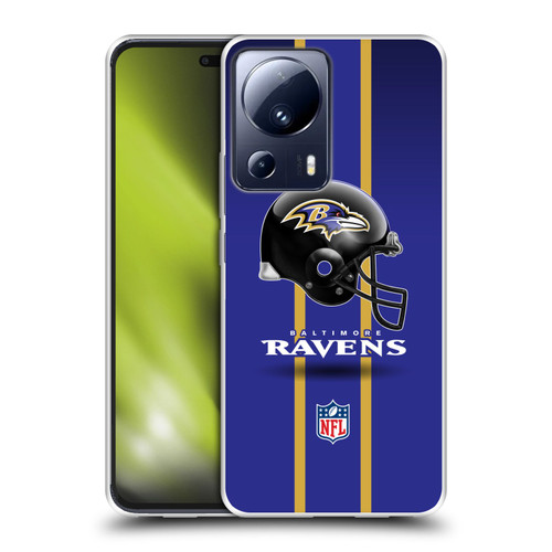 NFL Baltimore Ravens Logo Helmet Soft Gel Case for Xiaomi 13 Lite 5G