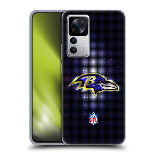 NFL Baltimore Ravens Artwork LED Soft Gel Case for Xiaomi 12T 5G / 12T Pro 5G / Redmi K50 Ultra 5G