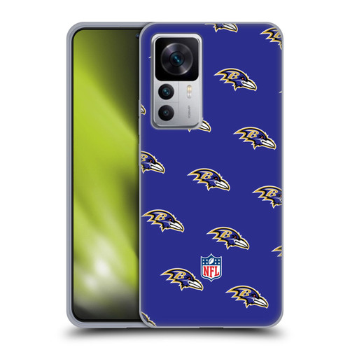 NFL Baltimore Ravens Artwork Patterns Soft Gel Case for Xiaomi 12T 5G / 12T Pro 5G / Redmi K50 Ultra 5G