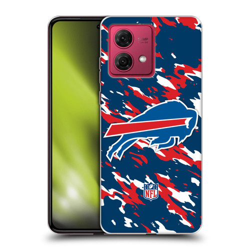 NFL Buffalo Bills Logo Camou Soft Gel Case for Motorola Moto G84 5G