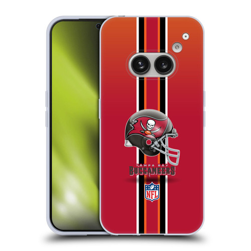 NFL Tampa Bay Buccaneers Logo Helmet Soft Gel Case for Nothing Phone (2a)