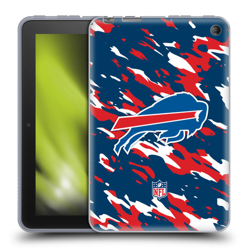 NFL Buffalo Bills Logo Camou Soft Gel Case for Amazon Fire 7 2022