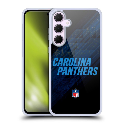 NFL Carolina Panthers Logo Blur Soft Gel Case for Samsung Galaxy A35 5G