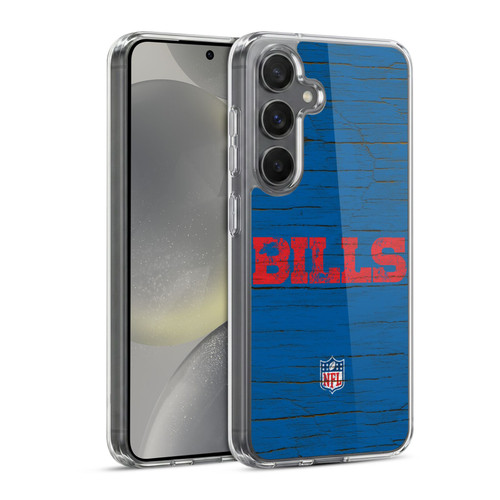 NFL Buffalo Bills Logo Distressed Look Soft Gel Case for Samsung Galaxy S24 5G