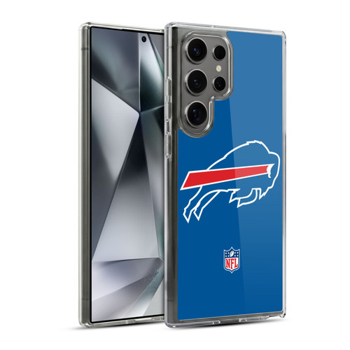 NFL Buffalo Bills Logo Plain Soft Gel Case for Samsung Galaxy S24 Ultra 5G