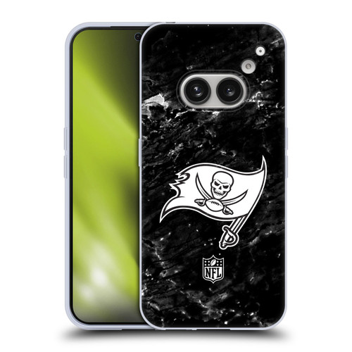 NFL Tampa Bay Buccaneers Artwork Marble Soft Gel Case for Nothing Phone (2a)