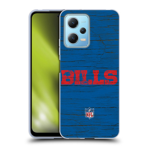 NFL Buffalo Bills Logo Distressed Look Soft Gel Case for Xiaomi Redmi Note 12 5G