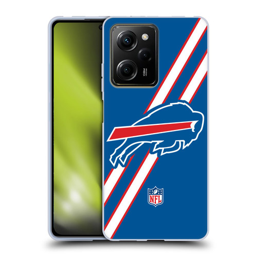 NFL Buffalo Bills Logo Stripes Soft Gel Case for Xiaomi Redmi Note 12 Pro 5G