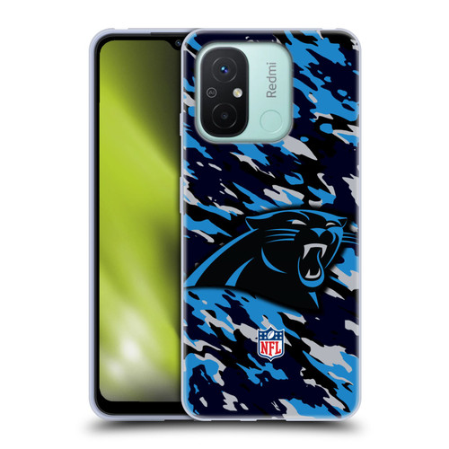 NFL Carolina Panthers Logo Camou Soft Gel Case for Xiaomi Redmi 12C