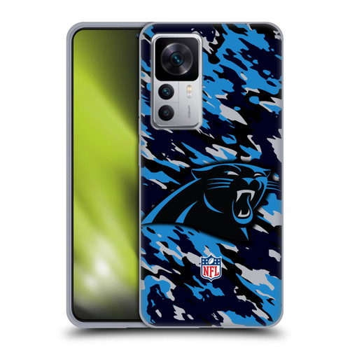 NFL Carolina Panthers Logo Camou Soft Gel Case for Xiaomi 12T 5G / 12T Pro 5G / Redmi K50 Ultra 5G