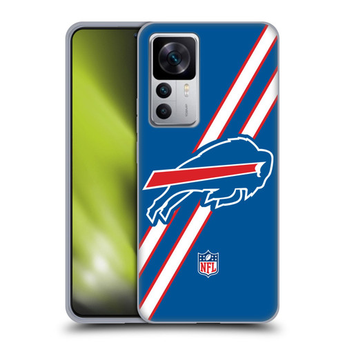 NFL Buffalo Bills Logo Stripes Soft Gel Case for Xiaomi 12T 5G / 12T Pro 5G / Redmi K50 Ultra 5G