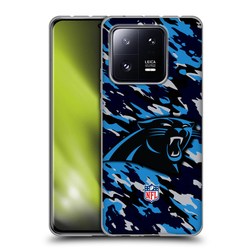 NFL Carolina Panthers Logo Camou Soft Gel Case for Xiaomi 13 Pro 5G