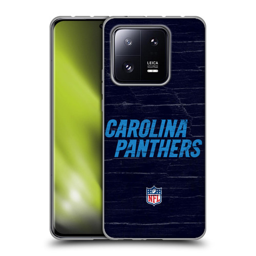 NFL Carolina Panthers Logo Distressed Look Soft Gel Case for Xiaomi 13 Pro 5G