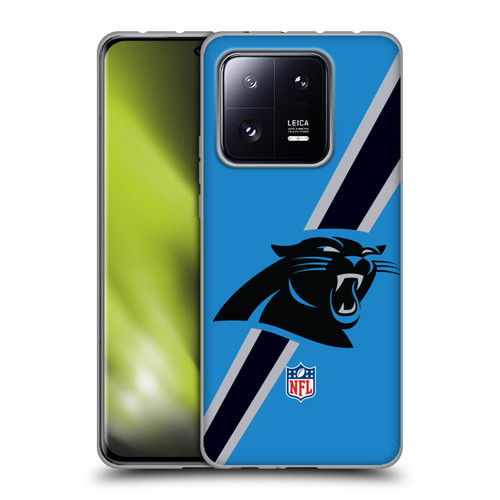 NFL Carolina Panthers Logo Stripes Soft Gel Case for Xiaomi 13 Pro 5G