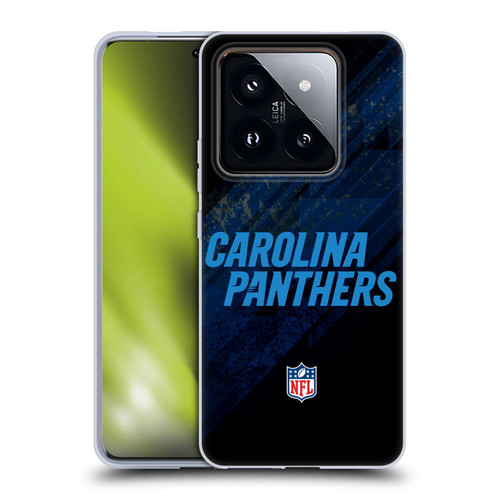NFL Carolina Panthers Logo Blur Soft Gel Case for Xiaomi 14 Pro