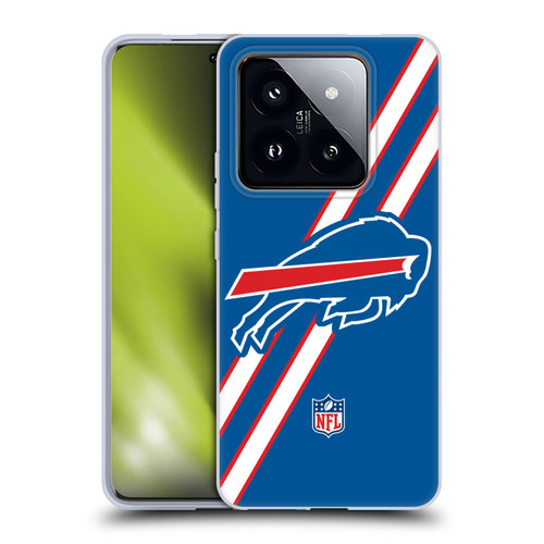 NFL Buffalo Bills Logo Stripes Soft Gel Case for Xiaomi 14 Pro