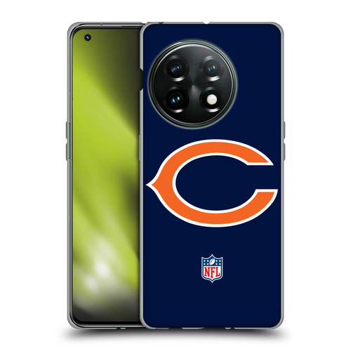 NFL Chicago Bears Logo Plain Soft Gel Case for OnePlus 11 5G