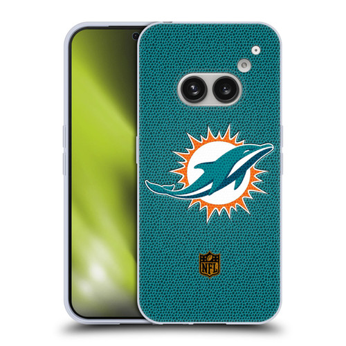 NFL Miami Dolphins Logo Football Soft Gel Case for Nothing Phone (2a)