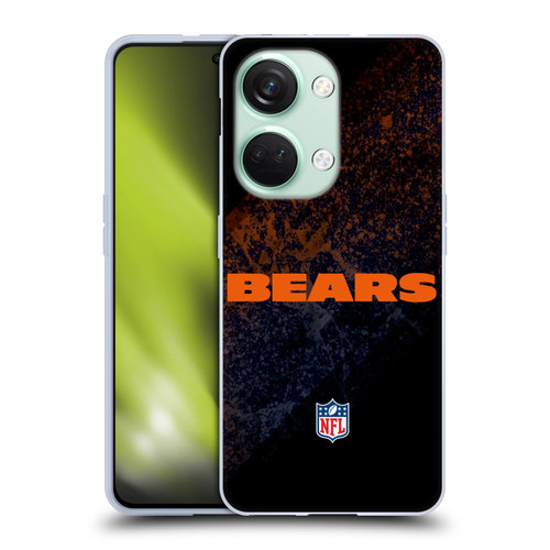 NFL Chicago Bears Logo Blur Soft Gel Case for OnePlus Nord 3 5G