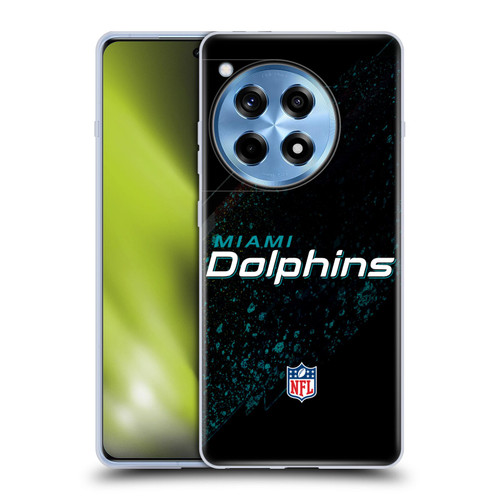 NFL Miami Dolphins Logo Blur Soft Gel Case for OnePlus 12R