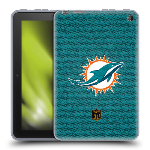 NFL Miami Dolphins Logo Football Soft Gel Case for Amazon Fire 7 2022