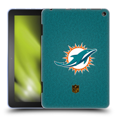 NFL Miami Dolphins Logo Football Soft Gel Case for Amazon Fire HD 8/Fire HD 8 Plus 2020