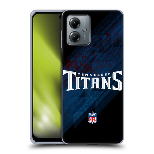 NFL Tennessee Titans Logo Blur Soft Gel Case for Motorola Moto G14