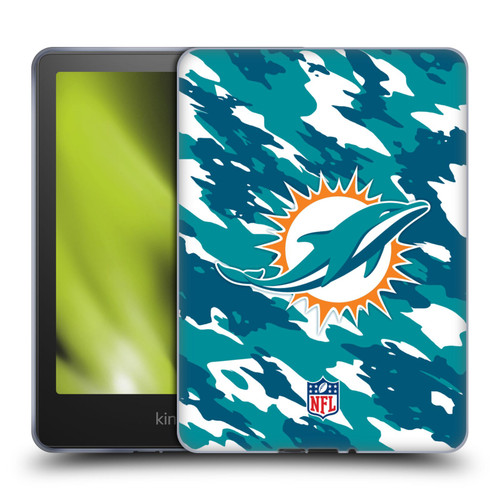 NFL Miami Dolphins Logo Camou Soft Gel Case for Amazon Kindle Paperwhite 5 (2021)