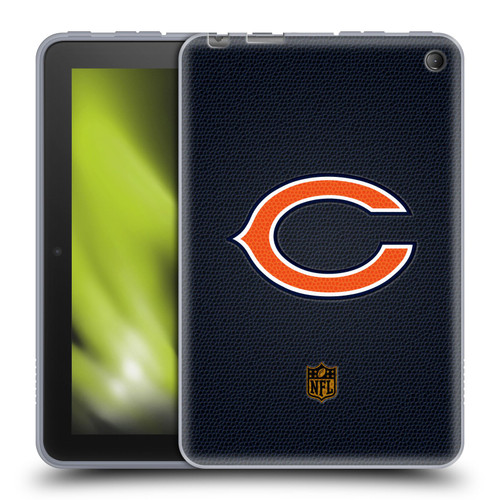 NFL Chicago Bears Logo Football Soft Gel Case for Amazon Fire 7 2022