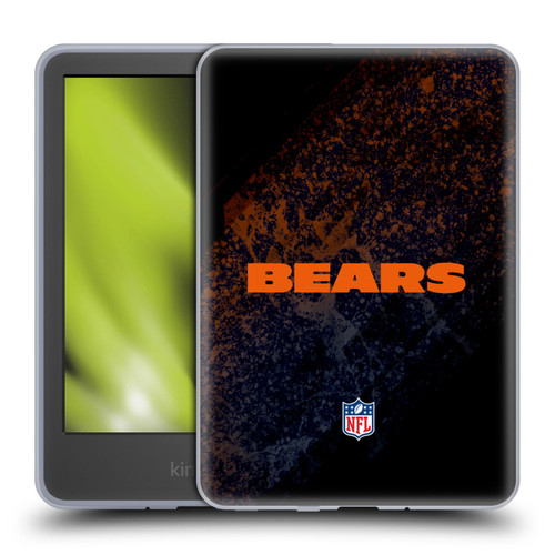 NFL Chicago Bears Logo Blur Soft Gel Case for Amazon Kindle 11th Gen 6in 2022