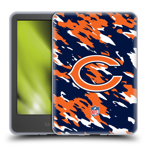 NFL Chicago Bears Logo Camou Soft Gel Case for Amazon Kindle 11th Gen 6in 2022