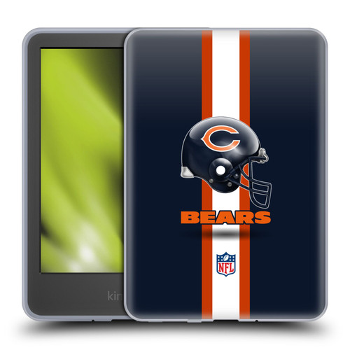 NFL Chicago Bears Logo Helmet Soft Gel Case for Amazon Kindle 11th Gen 6in 2022