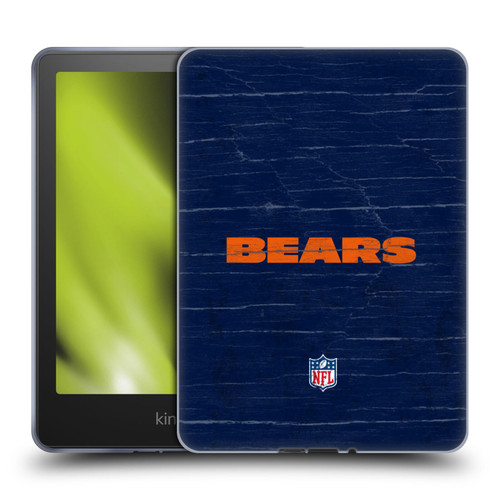 NFL Chicago Bears Logo Distressed Look Soft Gel Case for Amazon Kindle Paperwhite 5 (2021)