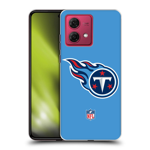 NFL Tennessee Titans Logo Plain Soft Gel Case for Motorola Moto G84 5G