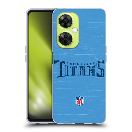 NFL Tennessee Titans Logo Distressed Look Soft Gel Case for OnePlus Nord CE 3 Lite 5G