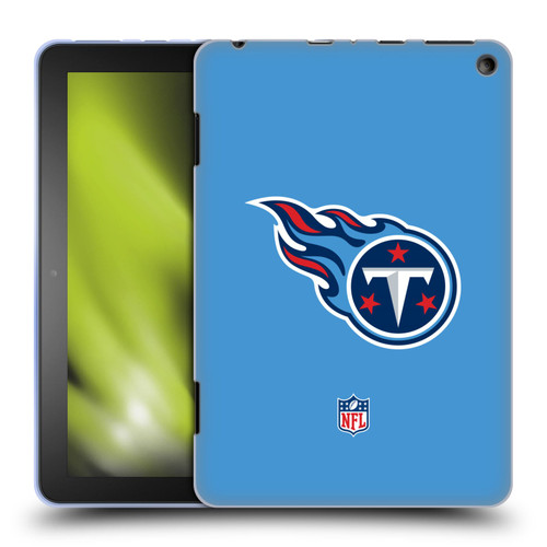 NFL Tennessee Titans Logo Plain Soft Gel Case for Amazon Fire HD 8/Fire HD 8 Plus 2020