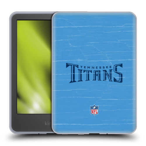 NFL Tennessee Titans Logo Distressed Look Soft Gel Case for Amazon Kindle 11th Gen 6in 2022