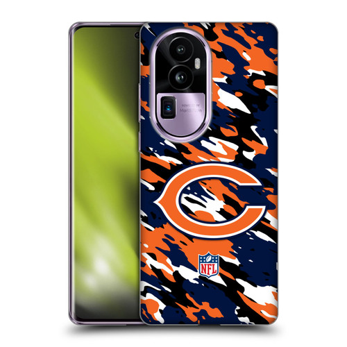 NFL Chicago Bears Logo Camou Soft Gel Case for OPPO Reno10 Pro+