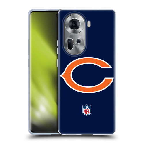 NFL Chicago Bears Logo Plain Soft Gel Case for OPPO Reno11