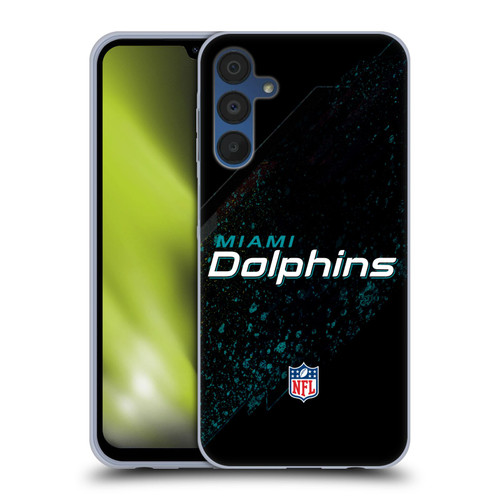 NFL Miami Dolphins Logo Blur Soft Gel Case for Samsung Galaxy A15